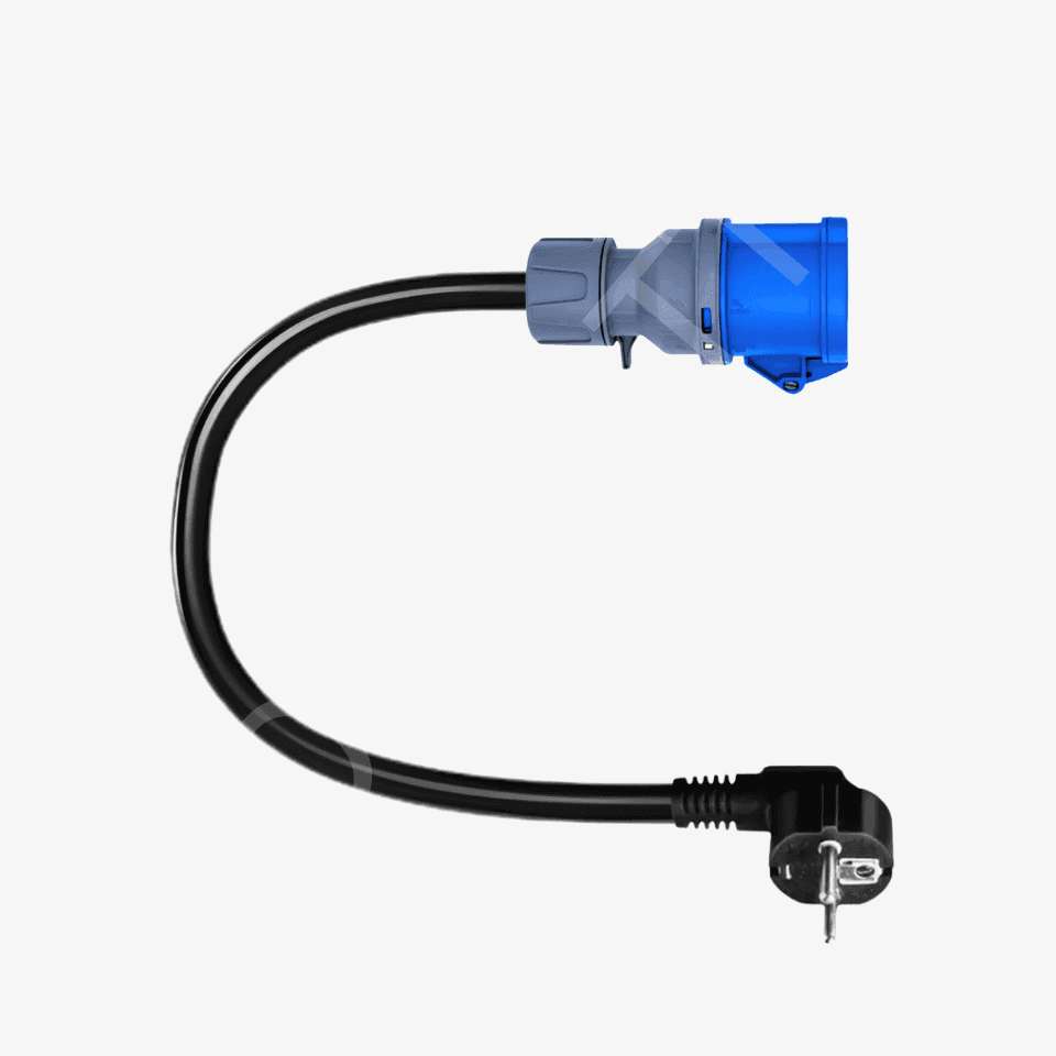 Coswatt Dönüştürücü Adaptör — 3×32A CEE → Schuko (7.4 kW İçin) - 2